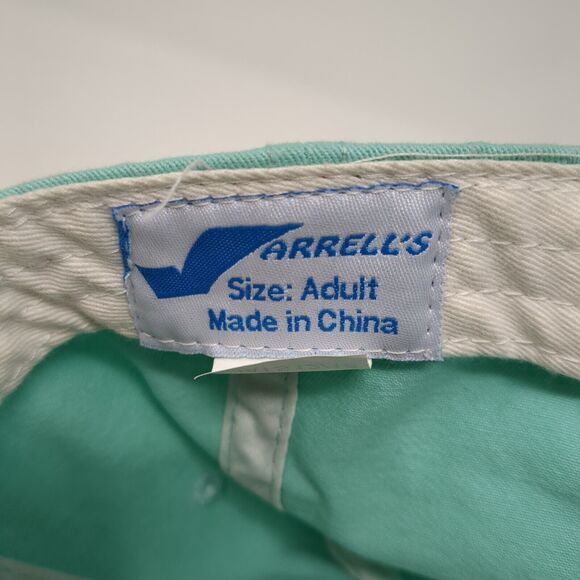 Orange Beach Sea Turtle Strapback Hat Blue One Size Solid Adjustable - Picture 8 of 8